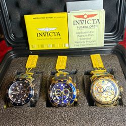 INVICTA  Men Watch Set (#6983/#80057/#80069)