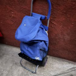 Blue Trolly Cart