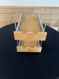 Used: Two-Tier Pull-Out Cabinet Organizer