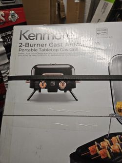 Kenmore 2-burner Cast Aluminum Portable Grill Brand New In The Box.