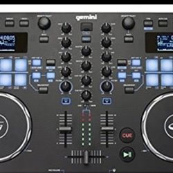 Gemini Sound GMX Versatile DJ Controller & Media Player - Compact USB/MIDI System with VirtualDJ LE, Ideal for Mobile DJs & Live Performances
