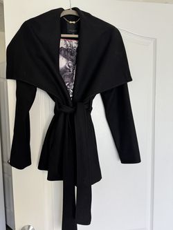 Ted baker wool coat belted