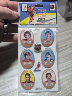 Vintage 1983/1984 hockey stickers