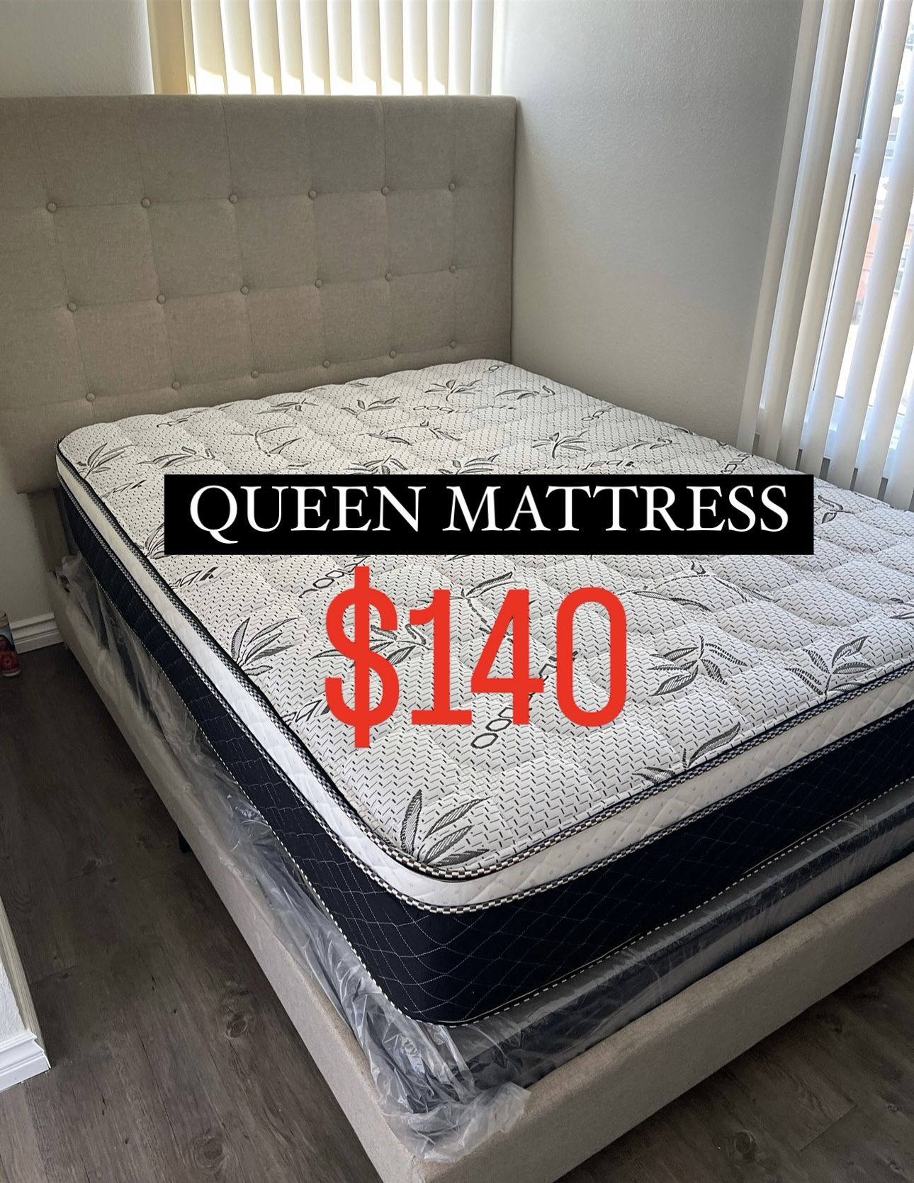 New Queen Mattress Only $140