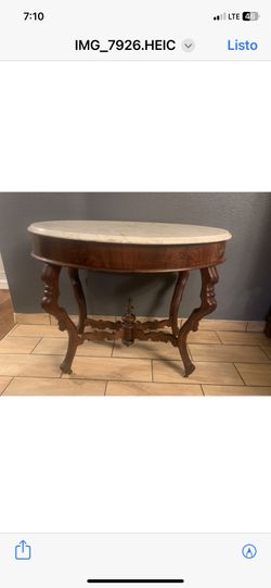 Antique Top Marble Table
