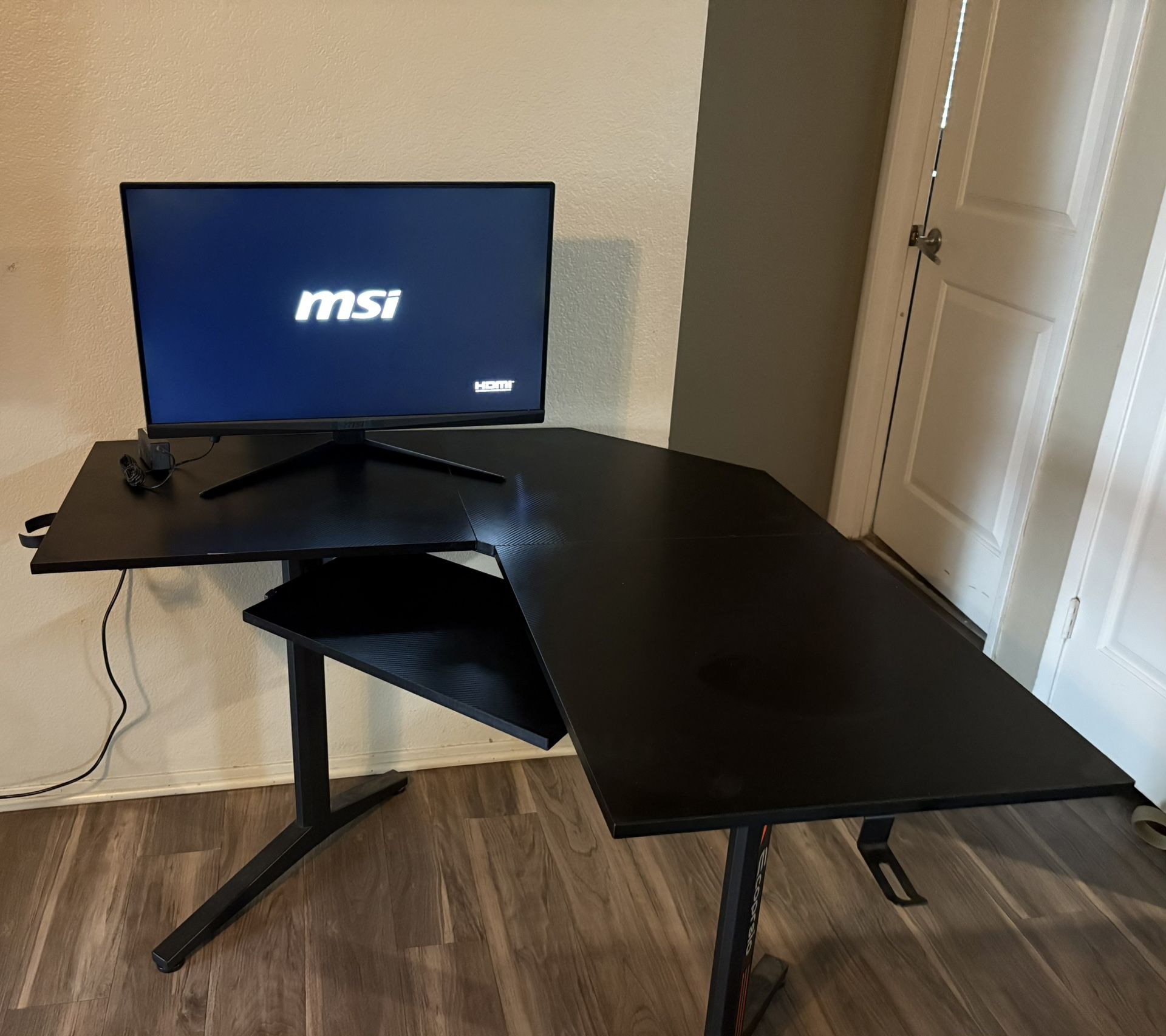 Gaming Desk + MSI 27” Gaming Monitor – $150 OBO(or separate)