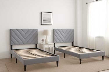 2 twin size bed  frame
