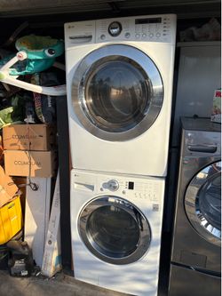 Lg stackable washer and gas dryer