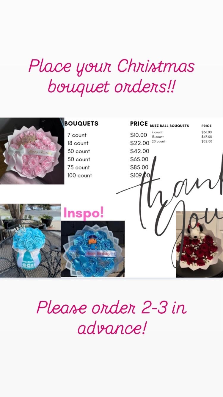 Christmas Bouquets!!