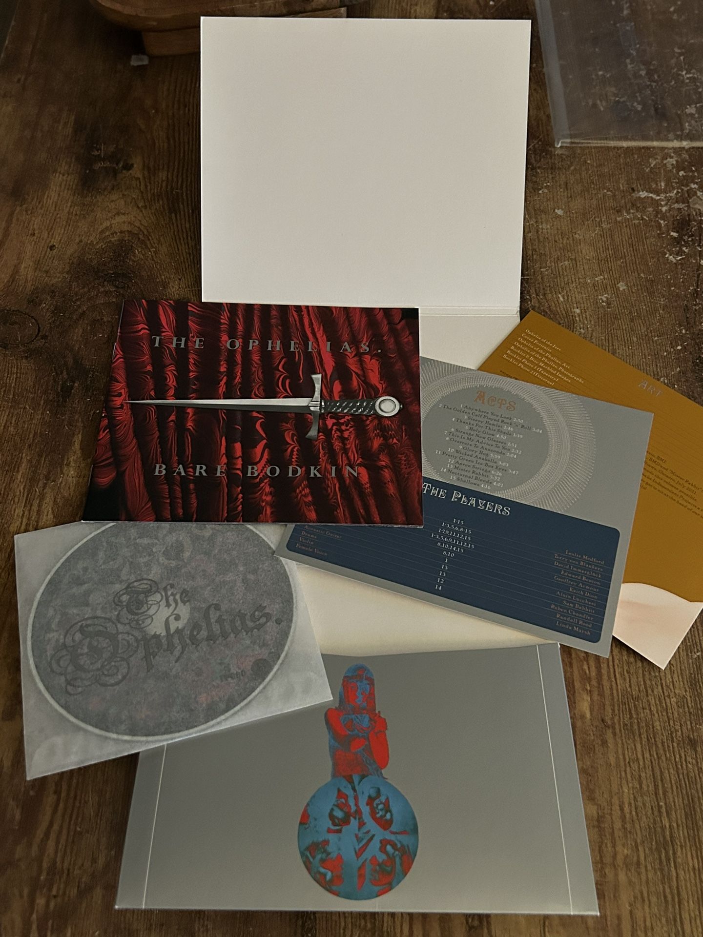 The Ophelia’s Bare Bodkin CD Independent Project 80s Psychedelic Rock Post Punk