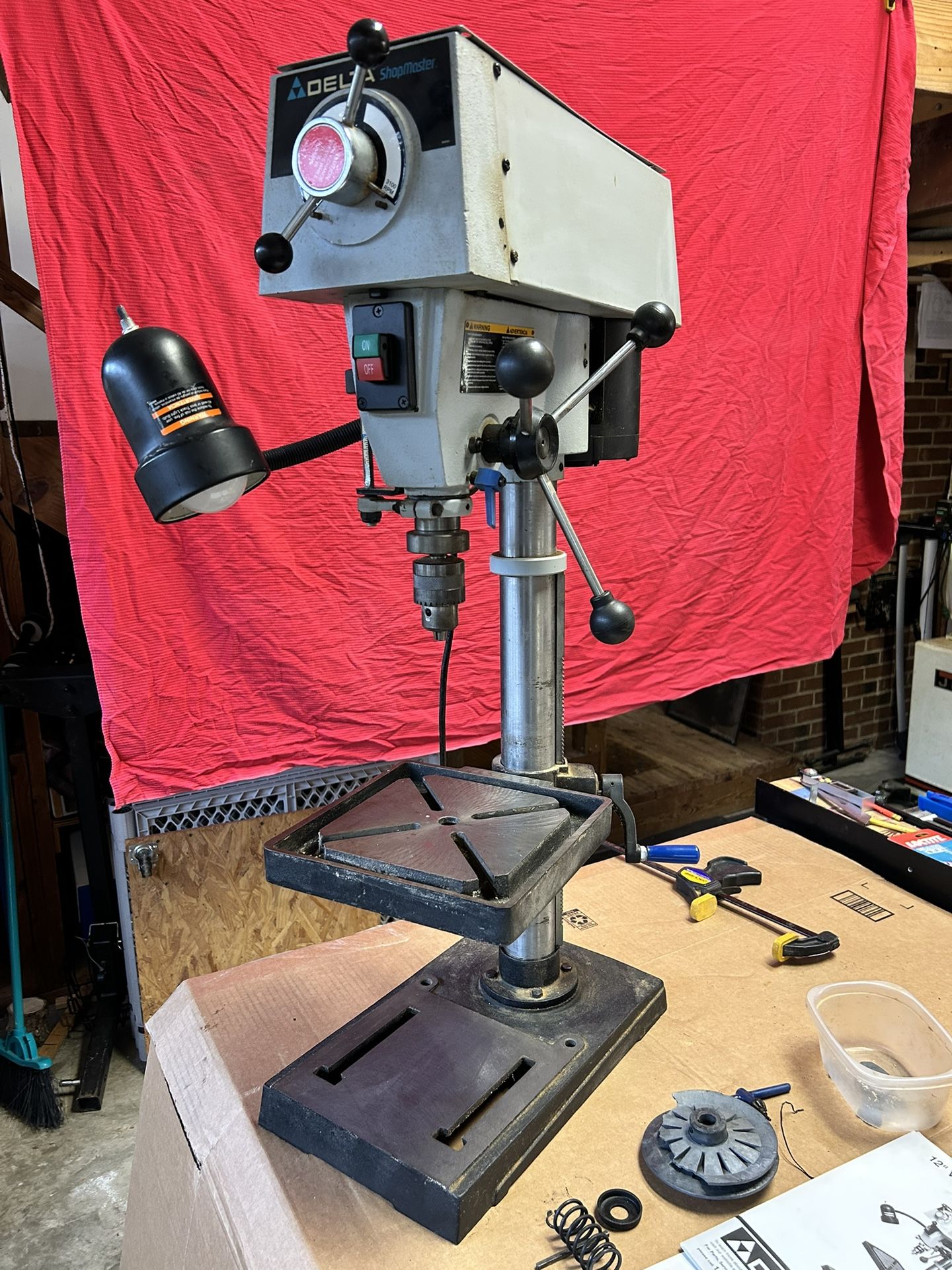Delta DP350 Drill Press - Broken Motor Pulley