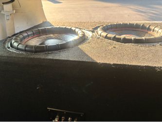 Custom 7 Cu Ft Sub Box w/ Two 15" American Bass Elite Subs - $450