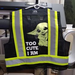 Baby Yoda Safety Vest - Black 