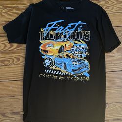 Men Black Graphic Tee 