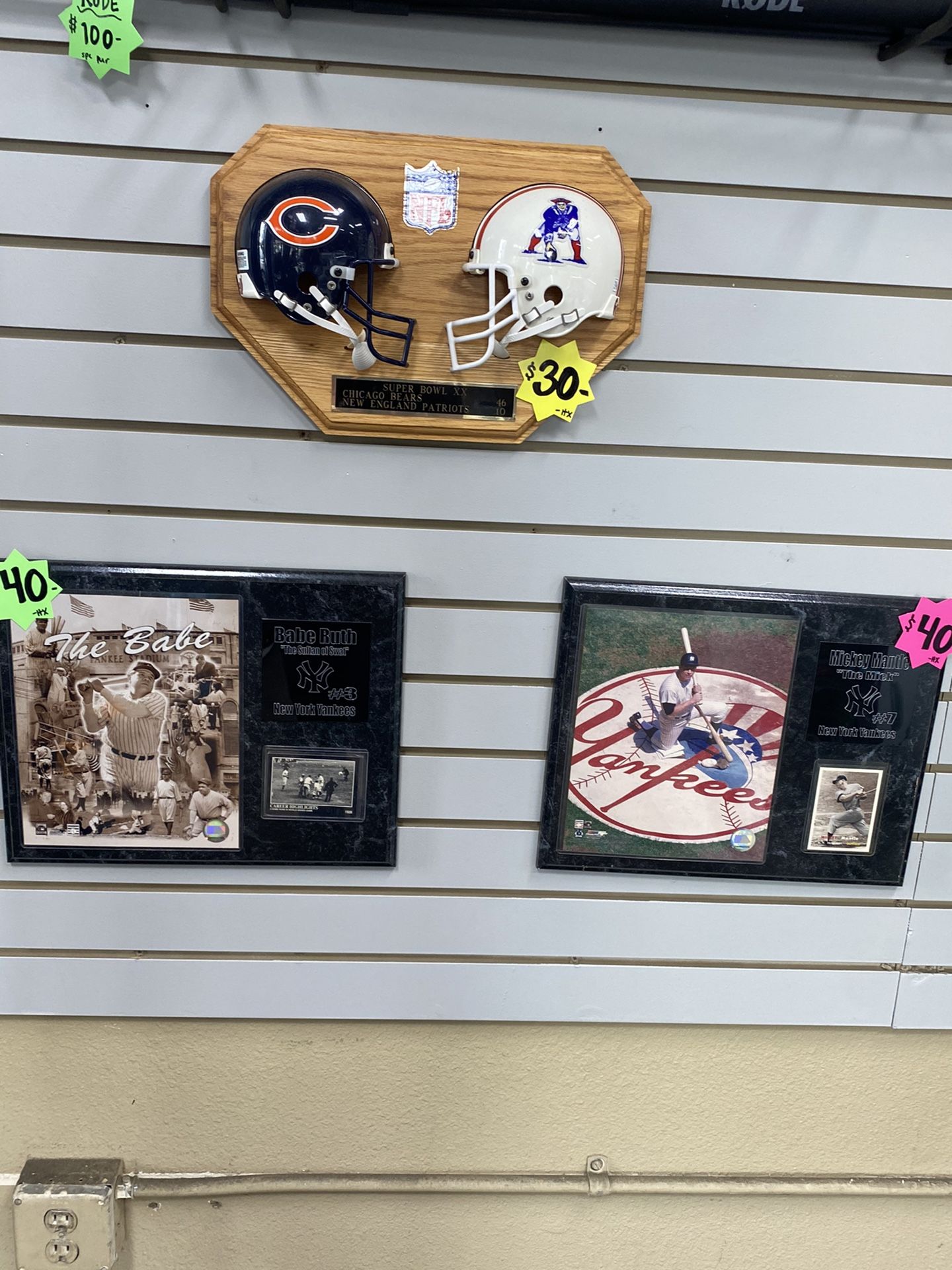 Sports Memorabilia 