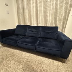 Comfortable Soft Suede Couch (Pillows Included)