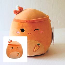 Squishmallows Easter 2025 8 " Carotene the Winking Carrot Juice