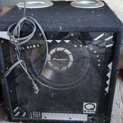 12" Pioneer Subwoofer In A Bandpass Box