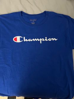 Blue champion  shirt medium slim