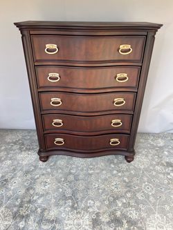 Rivers Edge Tall Dresser – Solid Wood, Walnut/Mahogany Finish