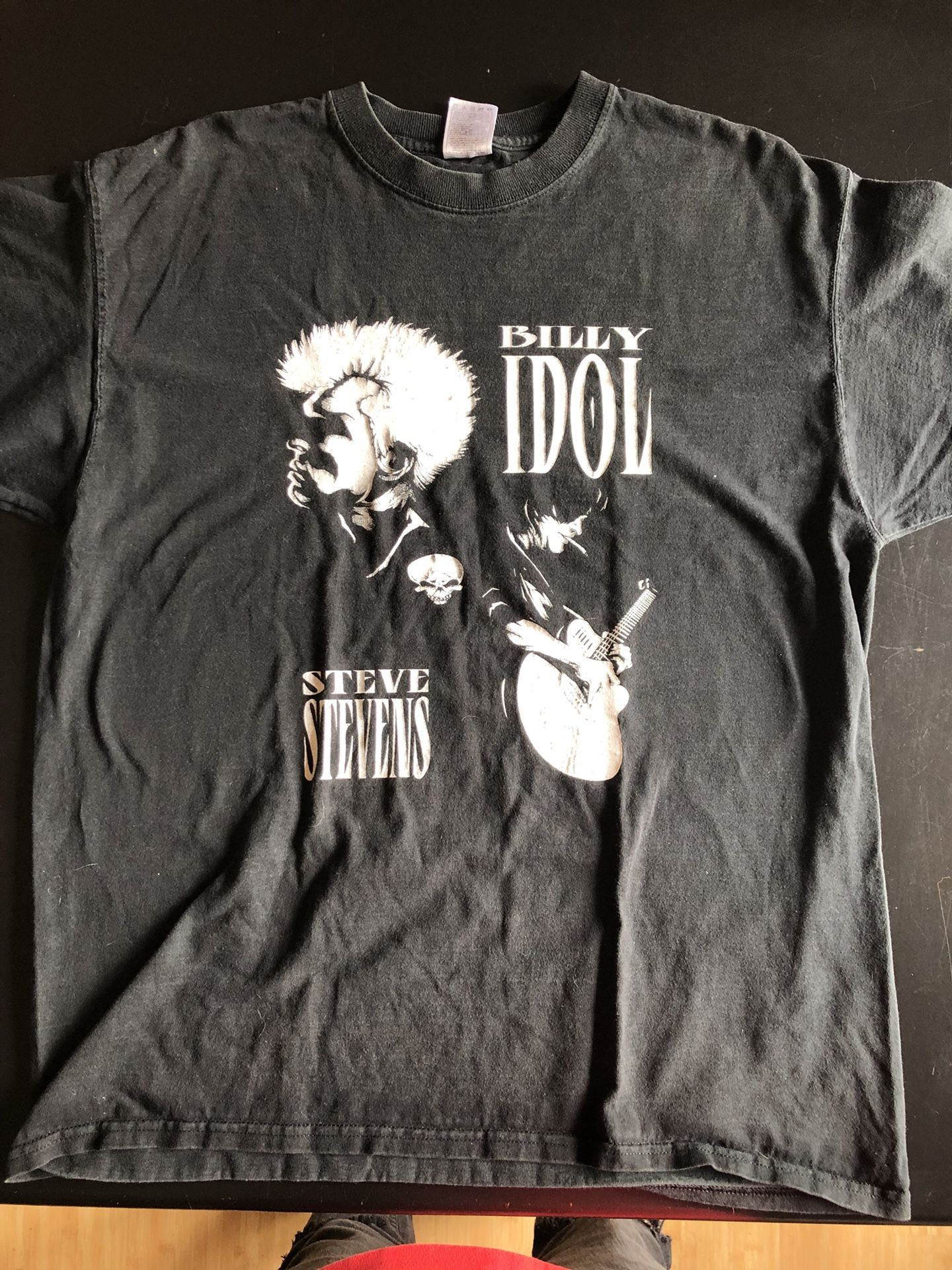 Vintage Billy Idol - Steve Stevens “Kiss The Skull” tour tee-shirt