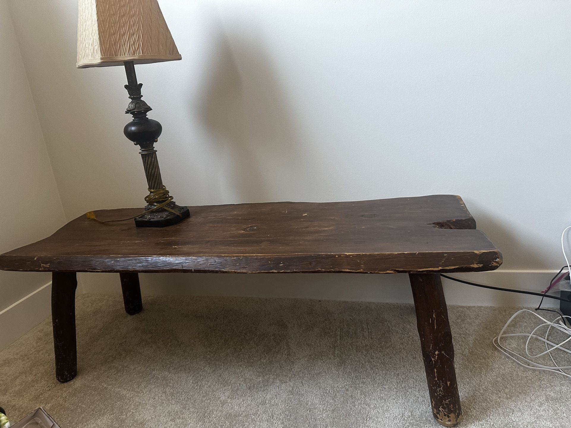 Handmade Wooden Coffee Table 