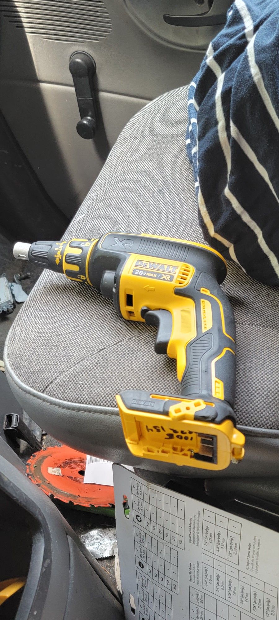 20v XR Dewalt Brushess Screwgun. No Battery Or Charger