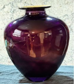 -Vintage- Very Rare - Large Art Glass Vase-