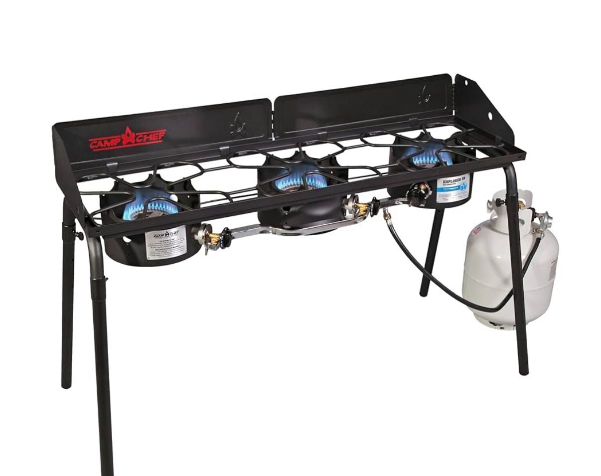 Explorer 3x Camp Chef Stove & Single Burner Griddle
