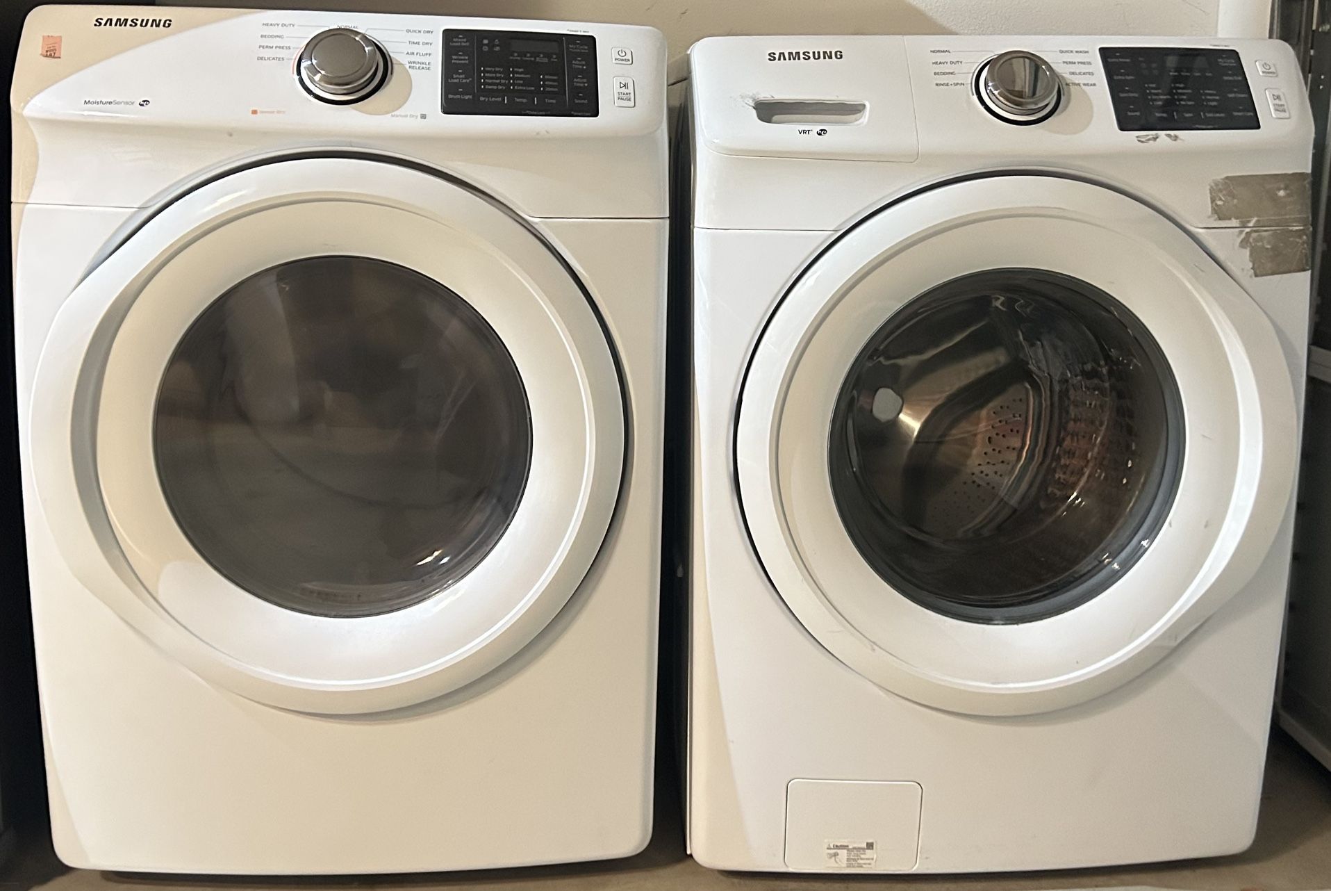 Samsung Washer & Gas Dryer – Front Load – Great Condition