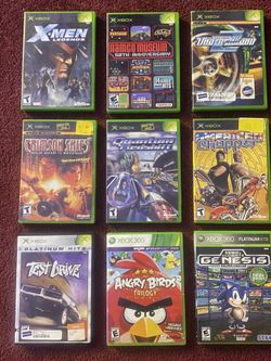 Assorted Xbox/Xbox360 Games $10 Each $75 All Together