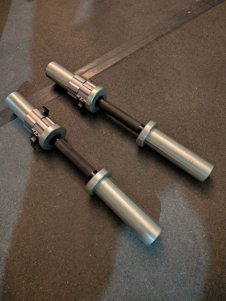 15 Lb Loadable Dumbbell Pair