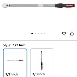CRAFTSMAN Torque Wrench, 1/2" Drive, 50-250 FT-LB (CMMT99434)