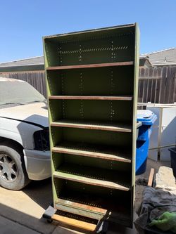 Metal shelf