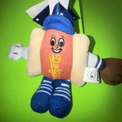 Los Angeles Dodger Stadium Hot Dog Plush Keychain By FOCO