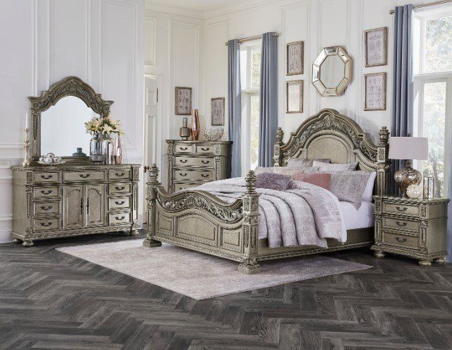 Brand New Traditional Style w/old European look bed starts at $995.00