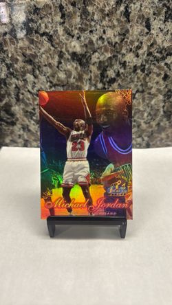 🔥🐐🏀97 98’ Michael Jordan Flair showcase show stoppers rare holo insert🏀🐐🔥