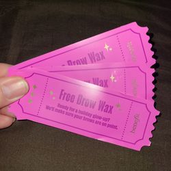 ⭐️$90 value⭐️ 3 Brow Wax Voucher