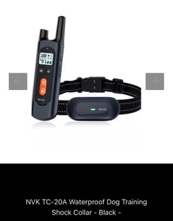 NVK Shock , Vibrate, Dog Training Collar with Remote for Small Medium Large Dogs, Rechargeable Dog Shock Collar with Shock, Vibration, Beeps M
