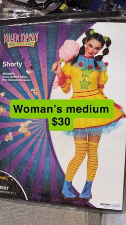 Killer Klowns From Outer Space Shorty Costume Medium