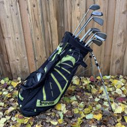  PING Golf Set (Callaway Driver+3i+4w+5i-pw+sw+putter+stand-up bag)