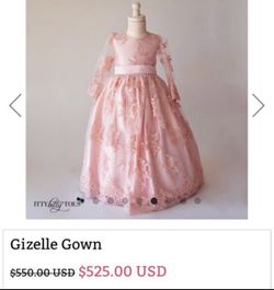 Gizelle Gown age 1yr