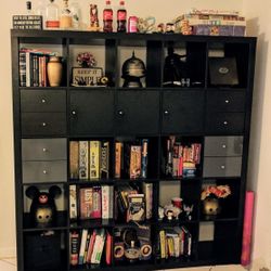 Ikea Black Shelving