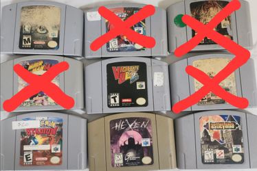 Nintendo N64 Cartridges