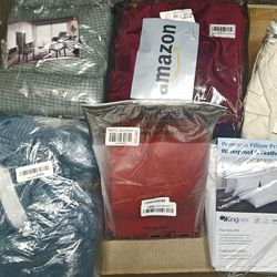Box Of Sofa/Recliner/Dining Room Chair & Pillow Covers