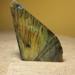 Yellow Flash Labradorite Crystal 