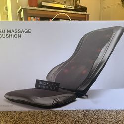 Sharper Image Shiatsu Massage Seat Cushion Chair