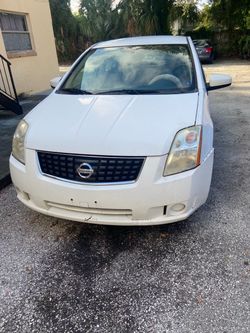 2008 Nissan Sentra White Sedan