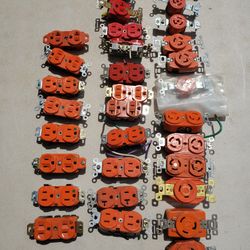 Orange And Red Outlets 
