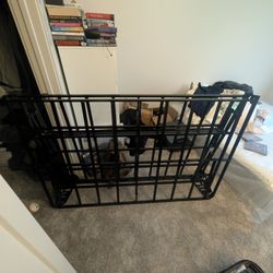 Queen Bed Frame Metal Black